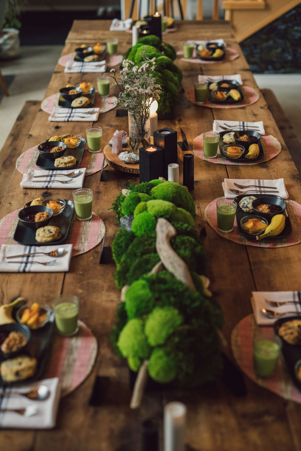 Plant-based meals women's yoga retreat Bowen Island BC 2026